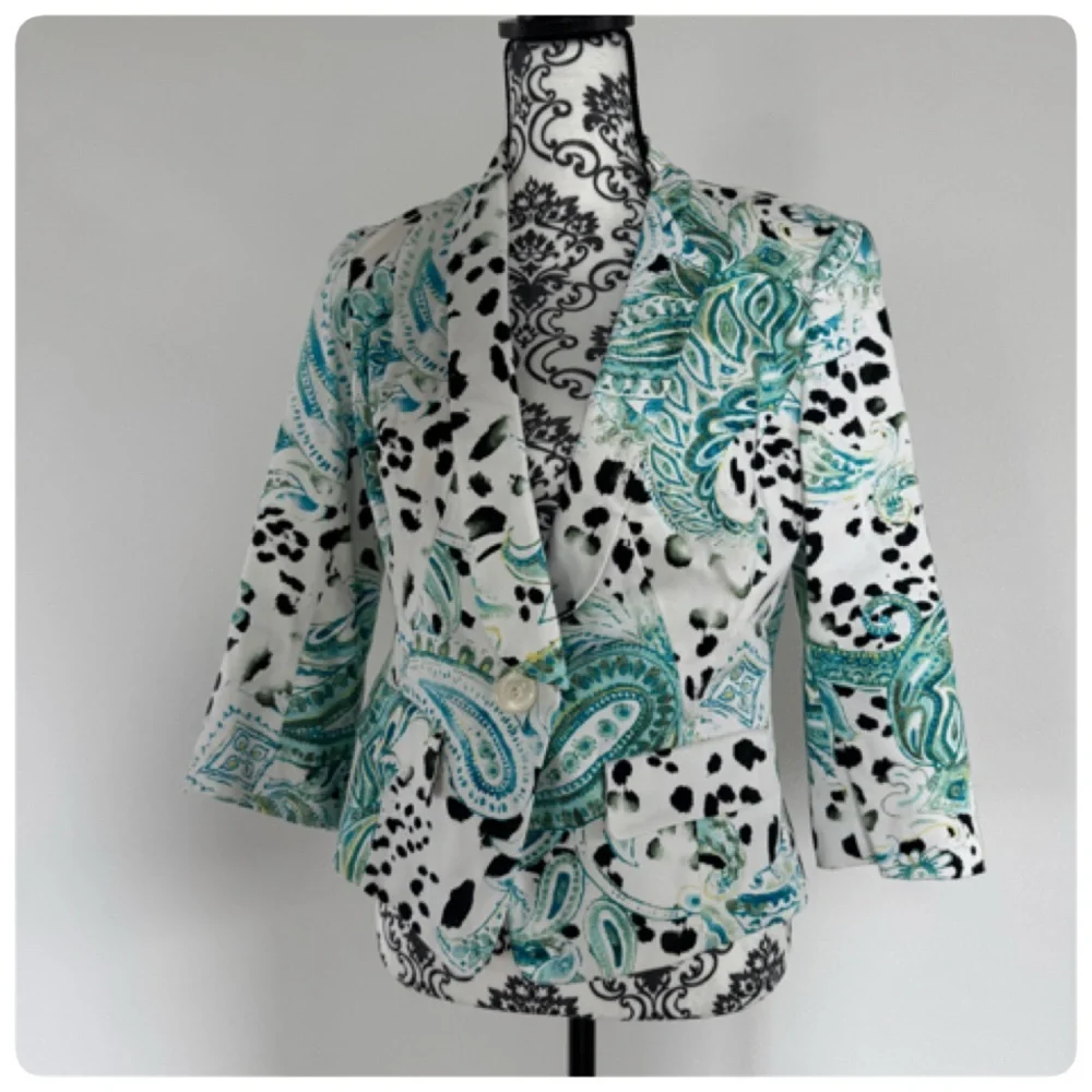 W BY WORTH CAREER BLAZER SIZE 4 - Picture 11 of 16